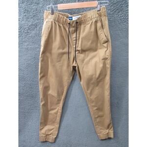 Old Navy Modern Jogger Pant Mens Medium Stretch Built-In Flex Khaki Brown Casual